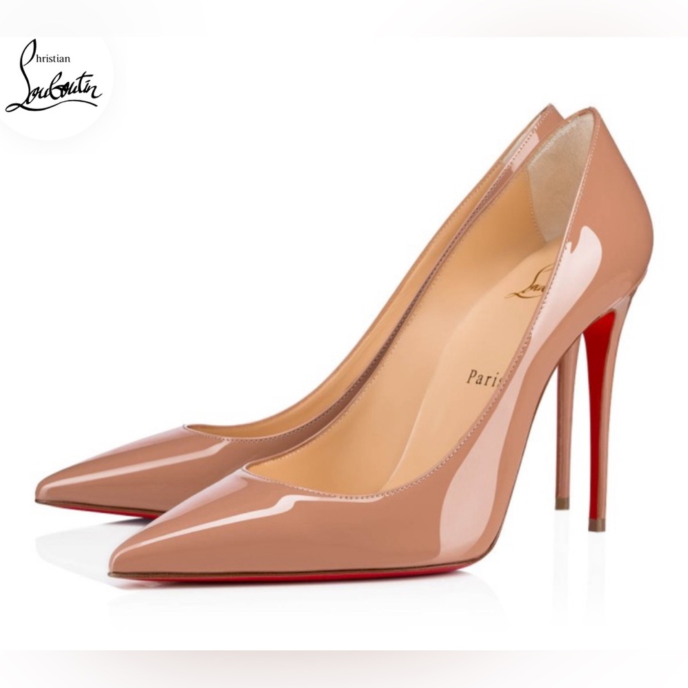 Christian Louboutin - So Kate 100 Patent - Size 40 - Blush